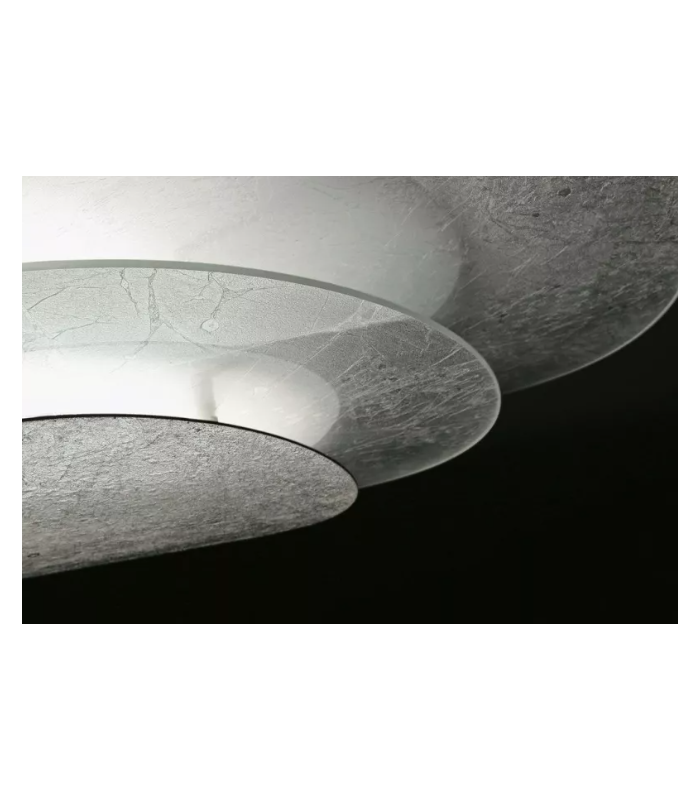 lampada da soffitto moderna in lastra di vetro Plana di Light4 Vintage