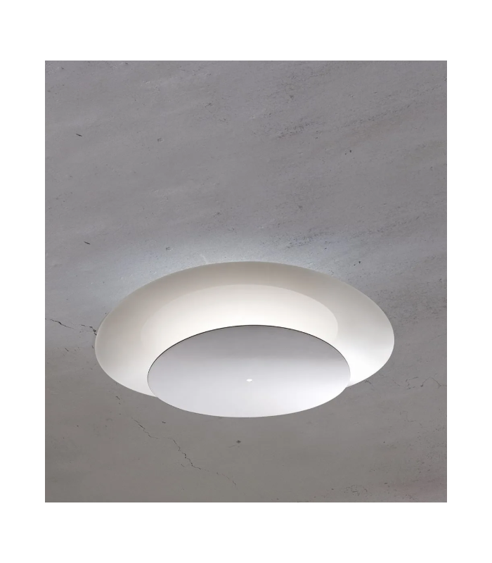 lampada da soffitto moderna in lastra di vetro Plana di Light4 Vintage