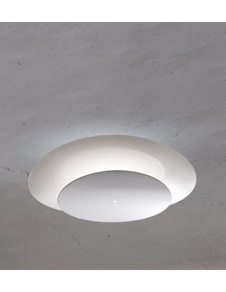 lampada da soffitto moderna in lastra di vetro Plana di Light4 Vintage