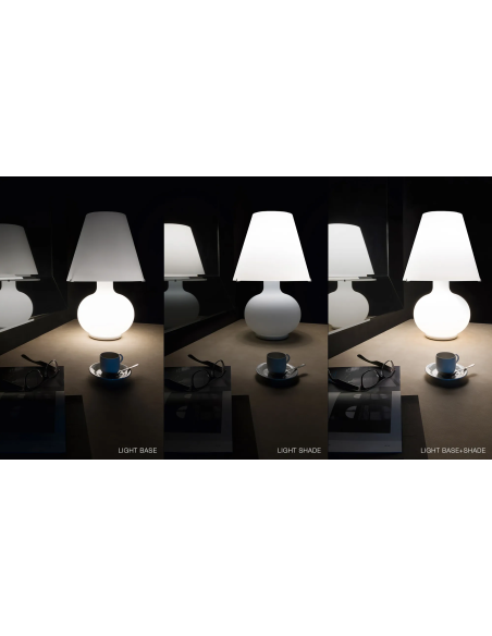 LAMPADA DA TAVOLO IN VETRO SOFFIATO LIGHT4 ITAMA CANDY