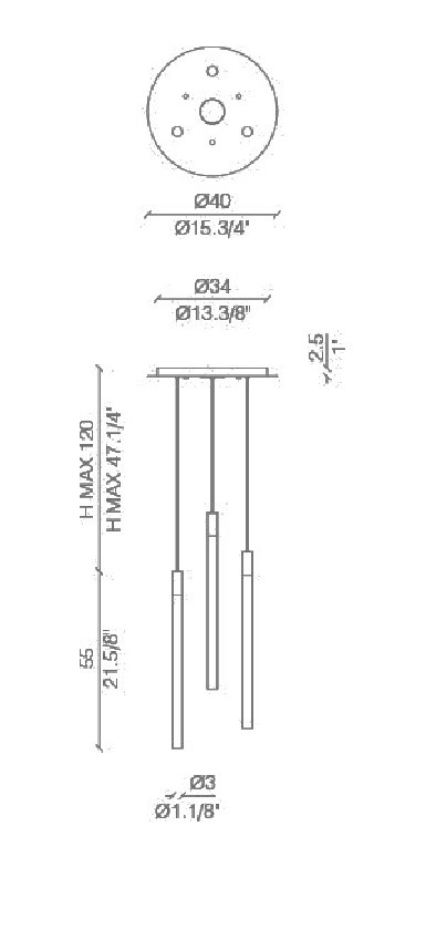 SUSPENSION LAMP LIGHT4 STAR LIGHT SO3