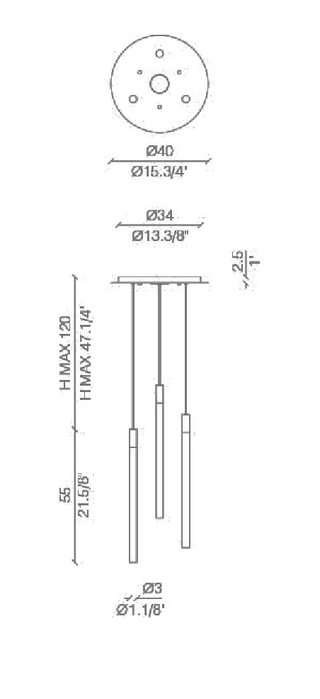 SUSPENSION LAMP LIGHT4 STAR LIGHT SO3