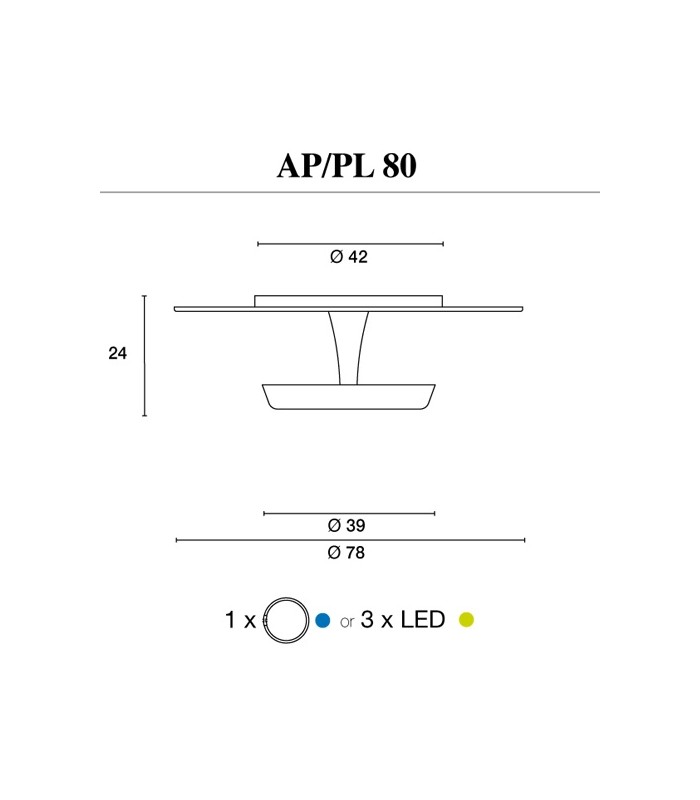LAMPADA DA SOFFITTO LIGHT4 DRILL PL