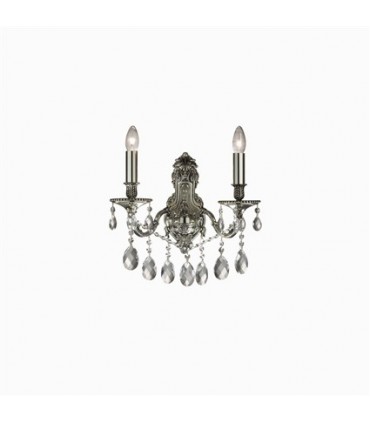 TWO LIGHT WROUGHT IRON APPLIQUE IDEAL LUX GIOCONDA