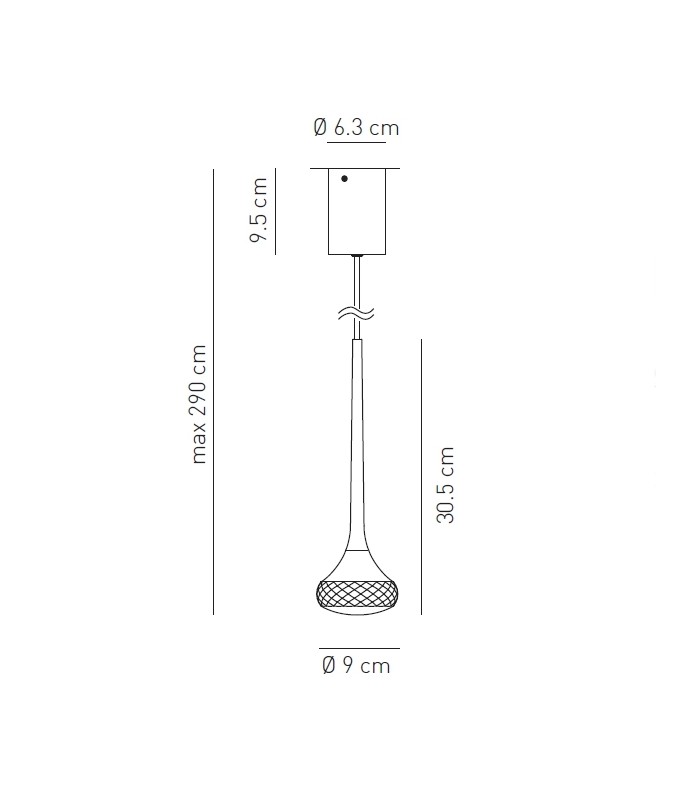SUSPENSION LAMP AXO LIGHT FAIRY SP